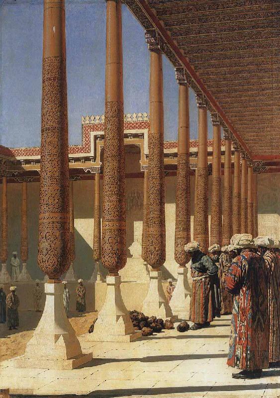 Vasily Vereshchagin Presentation of the trophies oil painting picture